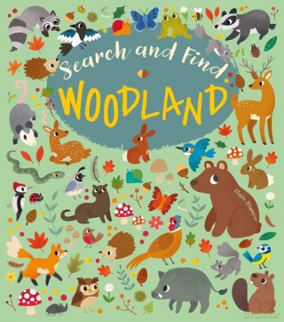 Search and Find: Woodland (Search and Find, 3) - Claire Stamper [KSIĄŻKA]