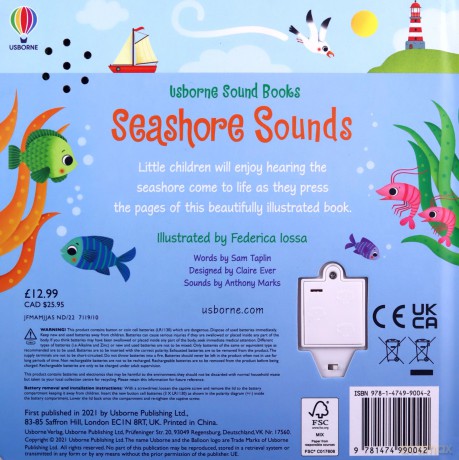 Seashore Sounds (Sound Books) - Taplin Sam [KSIĄŻKA]