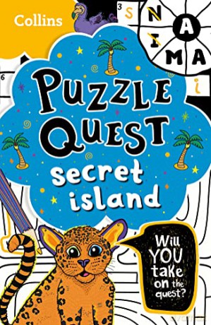 Secret Island: Solve more than 100 puzzles in this adventure story for kids aged 7+ (Puzzle Quest) - Kia Marie Hunt [KSIĄŻKA]
