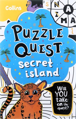 Secret Island: Solve more than 100 puzzles in this adventure story for kids aged 7+ (Puzzle Quest) - Kia Marie Hunt [KSIĄŻKA]