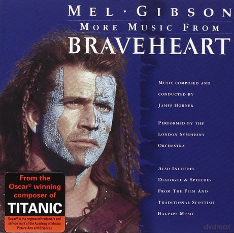 Braveheart 2: More Music From Braveheart soundtrack (Braveheart - Waleczne Serce) (James Horner) [CD]