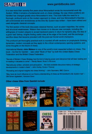 Secrets of Modern Chess Strategy: Advances Since Nimzowitsch - John Watson [KSIĄŻKA]