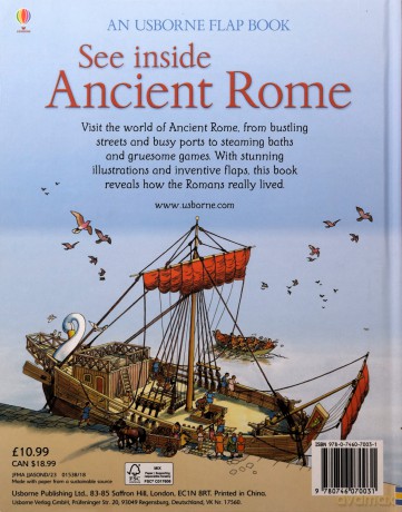 See Inside Ancient Rome (Usborne Flap Books): 1 - Katie Daynes [KSIĄŻKA]