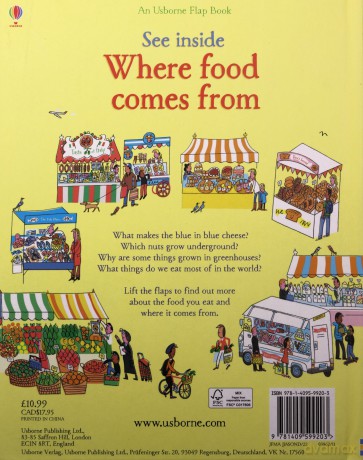 See Inside Where Food Comes from: 1 - Emily Bone [KSIĄŻKA]