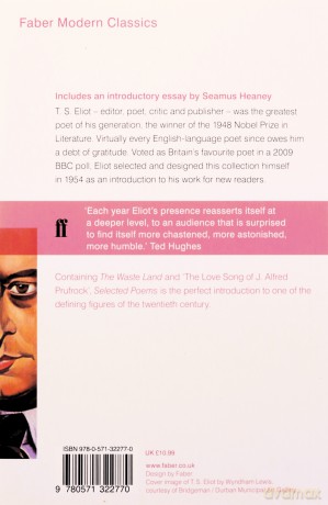 Selected Poems of T. S. Eliot: Faber Modern Classics (Faber Poetry) - T. S. Eliot [KSIĄŻKA]