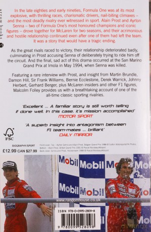 Senna Versus Prost: The Story of the Most Deadly Rivalry in Formula One - Malcolm Folley [KSIĄŻKA]