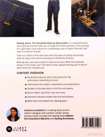 Sewing Jeans: The complete step-by-step guide - Johanna Lundström [KSIĄŻKA]
