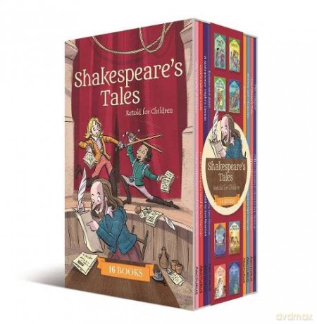 Shakespeare's Tales Retold for Children: 16-Book Box Set (Arcturus Retold Classics) - Sam Newman [KSIĄŻKA]