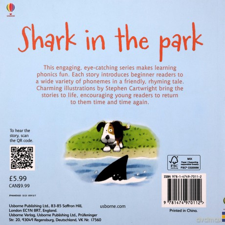 Shark in the Park (Phonics Readers): 1 - Lesley Sims [KSIĄŻKA]