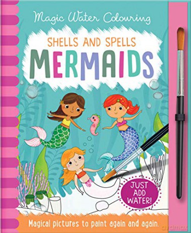 Shells and Spells - Mermaids, Mess Free Activity Book (Magic Water Colouring) - Imagine That [KSIĄŻKA]