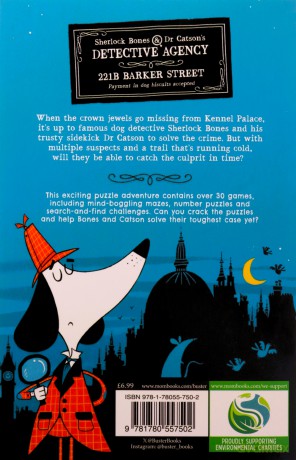 Sherlock Bones and the Case of the Crown Jewels: A Puzzle Quest (Adventures of Sherlock Bones) - Tim Collins [KSIĄŻKA]