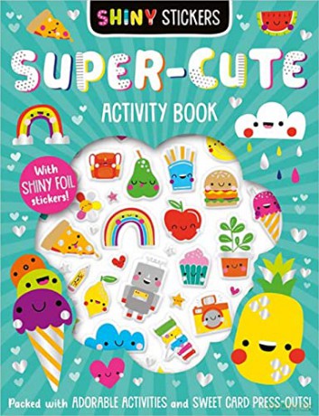 Shiny Stickers Super-Cute Activity Book - Make Believe Ideas [KSIĄŻKA]