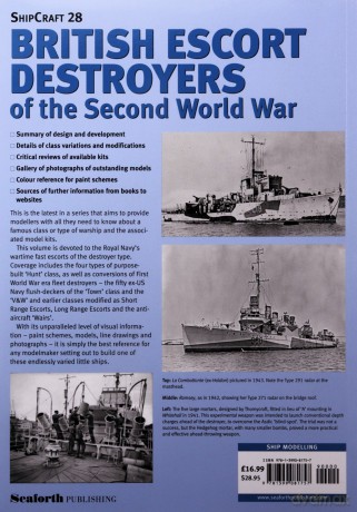 Shipcraft 28: British Escort Destroyers: of the Second World War - Les Brown [KSIĄŻKA]