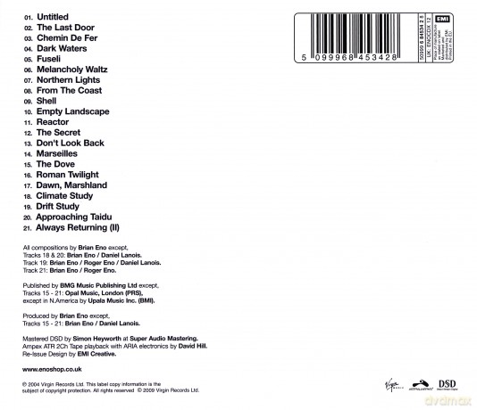 Brian Eno: More Music For Films [CD]