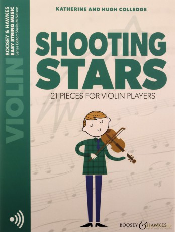 Shooting Stars: 21 Pieces for Violin Players (Easy String Music) - Sheila Mary Nelson [KSIĄŻKA]