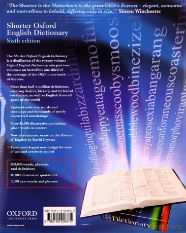 Shorter Oxford English Dictionary [KSIĄŻKA]