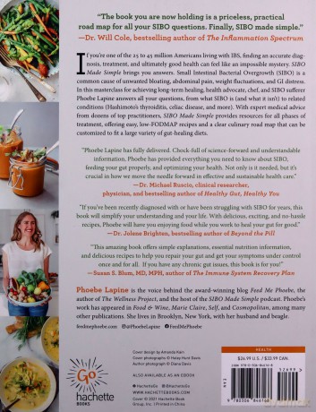 SIBO Made Simple: 90 Healing Recipes and Practical Strategies to Rebalance Your Gut for Good - Phoebe Lapine [KSIĄŻKA]