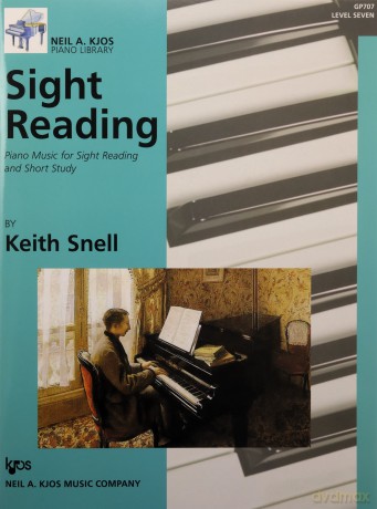 Sight Reading: Piano Music for Sight Reading and Short Study, Level 7 - Keith Snell [KSIĄŻKA]