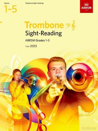 Sight-Reading for Trombone (bass clef and treble clef), ABRSM Grades 1-5, from 2023 (ABRSM Sight-reading) [KSIĄŻKA]