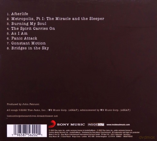Dream Theater: Lost Not Forgotten Archives: Live at Wacken (2015) (digipack) [CD]