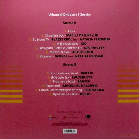 Urbański Orkiestra: Tribute to Krzysztof Krawczyk. Urbański Orkiestra i Goście [Winyl]