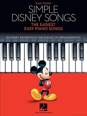 Simple Disney Songs The Easiest Easy Piano Songs [KSIĄŻKA]