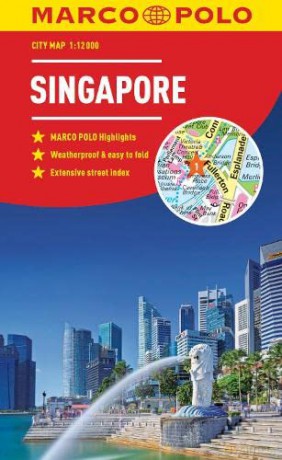 Singapore Marco Polo City Map - pocket size, easy fold, Singapore street map (Marco Polo City maps) - Marco Polo [KSIĄŻKA]