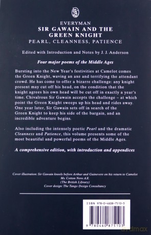 Sir Gawain And The Green Knight/Pearl/Cleanness/Patience (Everyman's Library) - Dr J.J. Anderson [KSIĄŻKA]