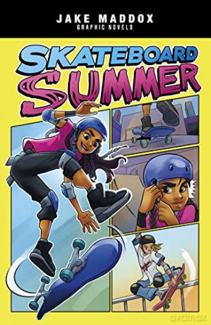 Skateboard Summer (Sport Stories Graphic Novels) - Jake Maddox [KOMIKS]