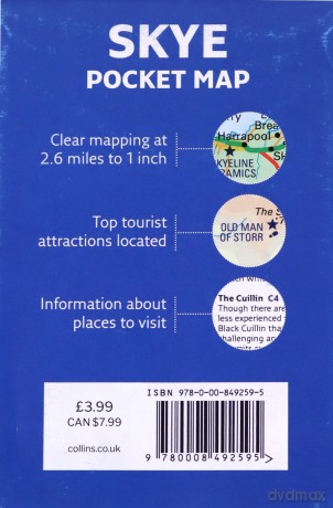 Skye Pocket Map: The perfect way to explore Skye - Collins Maps [KSIĄŻKA]