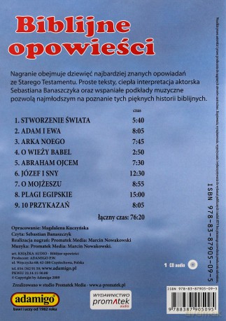 Biblijne Opowieści - Magdalena Kuczyńska [AUDIOBOOK] [CD]