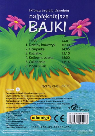 Calineczka i inne bajki - Magdalena Kuczyńska [AUDIOBOOK] [CD]