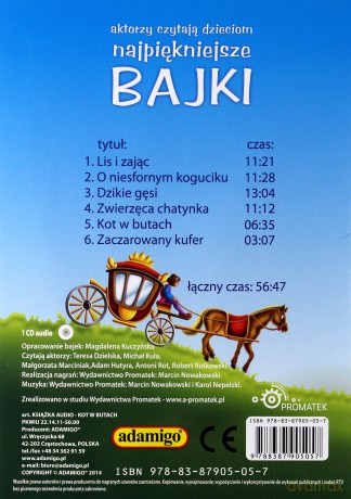 Kot w butach i inne bajki - Magdalena Kuczyńska [AUDIOBOOK] [CD]