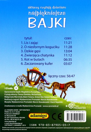Kot w butach i inne bajki - Magdalena Kuczyńska [AUDIOBOOK] [CD]