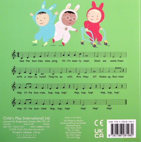 Sleeping Bunnies (Baby Rhyme Time) - Annie Kubler [KSIĄŻKA]