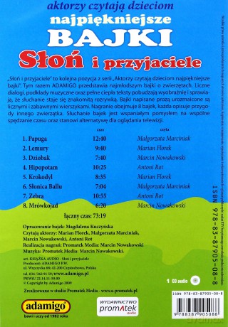 Słoń i przyjaciele - Magdalena Kuczyńska [AUDIOBOOK] [CD]