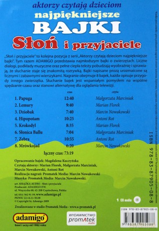 Słoń i przyjaciele - Magdalena Kuczyńska [AUDIOBOOK] [CD]