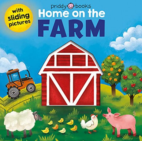 Sliding Pictures - Home On The Farm (UK Edition) - Roger Priddy [KSIĄŻKA]