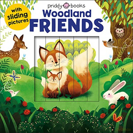 Sliding Pictures: Woodland Friends (UK Edition) - Priddy Books [KSIĄŻKA]