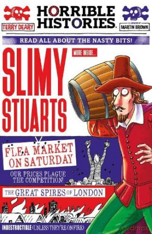 Slimy Stuarts (newspaper edition) (Horrible Histories) - Terry Deary [KSIĄŻKA]