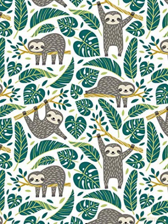 Sloth Journal (Quiet Fox Designs) 96 Blank Pages for Creative Expression, with Cute and Cuddly Sloth Art to Remind You to Slow Down and Reflect; Perfect for Doodles, Drawing, Writing, and Journaling - Editors of Quiet Fox Designs [KSIĄŻKA]