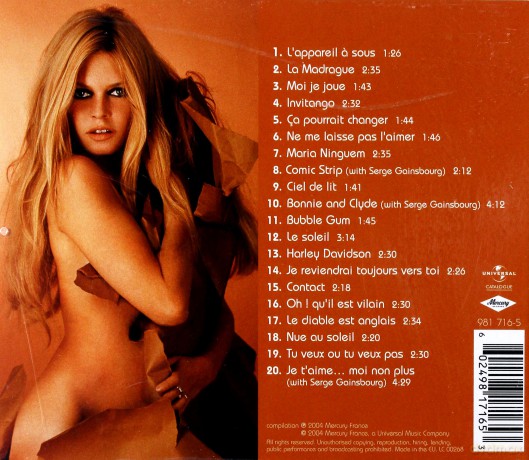 Brigitte Bardot: The Best of Bardot [CD]