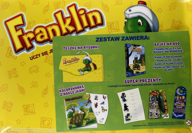 Franklin jeździ na rowerze [DVD]+[TECZKA]