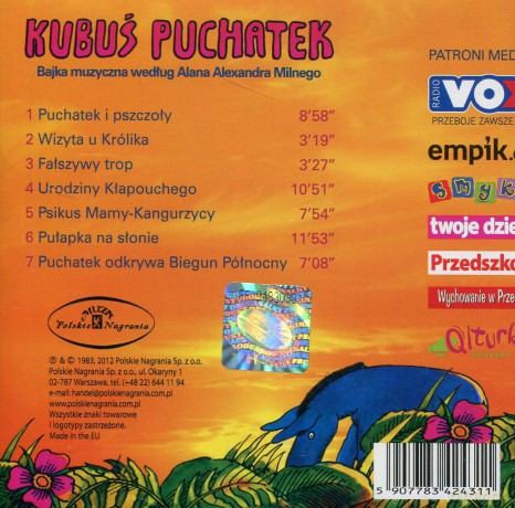 Kubuś Puchatek - bajka muzyczna [CD]