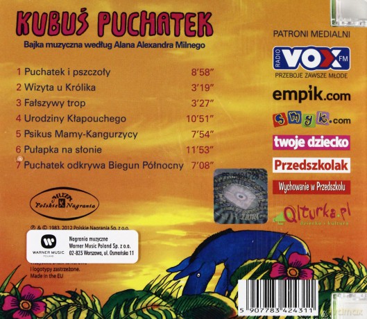 Kubuś Puchatek - bajka muzyczna [CD]