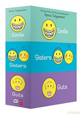 Smile/Sisters/Guts Box Set - Raina Telgemeier [KSIĄŻKA]