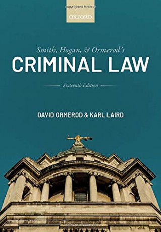 Smith, Hogan, and Ormerod's Criminal Law - David Ormerod CBE QC (Hon) [KSIĄŻKA]
