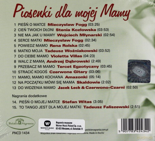Piosenki dla mojej Mamy (digipack) [CD]