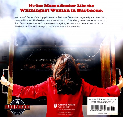 Smokin' in the Boys' Room: Southern Recipes from the Winningest Woman in Barbecue - Melissa Cookston [KSIĄŻKA]