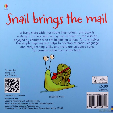 Snail Brings the Mail (Phonics Readers) - Russell Punter [KSIĄŻKA]